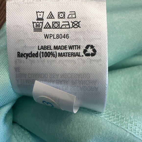 NWT Leggings High Rise Crossband 7/8th Length Aqua Gloss Color Small JENNI SMALL - Picture 8 of 8